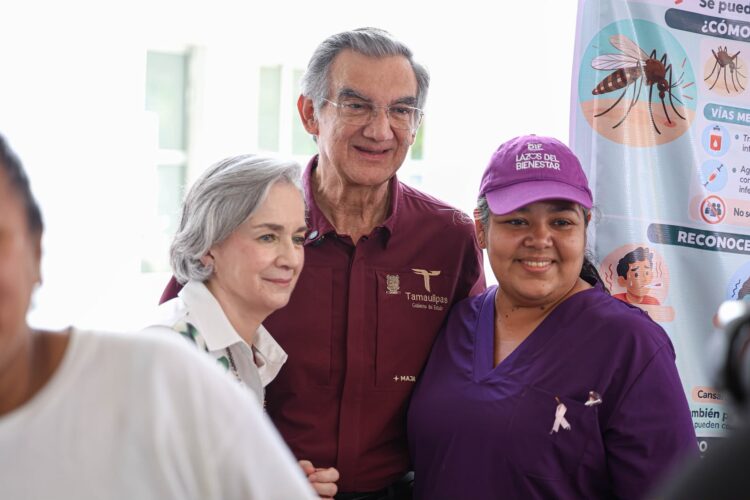 Gobernador Américo Villarreal y María de Villarreal acercan servicios de salud a las familias a través de Lazos del Bienestar