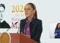 Sheinbaum acusa concentración de contratos en el INE y garantiza elecciones de 2027