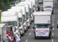 Transportistas protestan por inseguridad, costos y malas condiciones carreteras