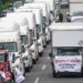 Transportistas protestan por inseguridad, costos y malas condiciones carreteras